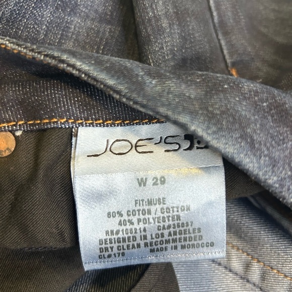 👖👖”Joe's” Premium Denim Classic Dark Blue Bootcut Leg Jeans 👖 - Picture 14 of 15